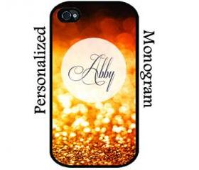 Personalized Monogram Glitter Design - iphone 5 cases Cool iPhone Cases- Cool iPhone Cases-