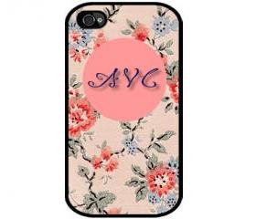Monogrammed iPhone Floral Design - iphone 5 cases Cool iPhone Cases- Cool iPhone Cases- - - Case- iPhone 4, iPhone 4s