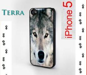 iphone 5 case - Wolf Design- - - Case iPhone cover, iPhone hard case- iPhone 4, iPhone 4s