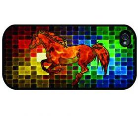 iPhone 4, - iPhone 4s - iphone 5 cases - COLORFUL HORSE DESIGN - Case iPhone cover, iPhone hard case