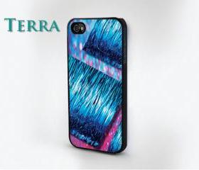 iphone 5 case - - glitter - Sparkle & Pink and Blue Multi Layer Effect Glitter iPhone case- iPhone 4 iPhone 4s -- iPhone 4, iPhone 4s
