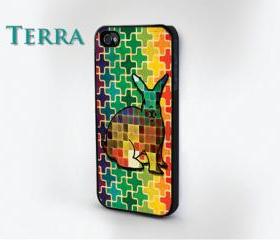 iPhone 4, iPhone 4s - Colorful Rabbit iPhone - iphone 5 cases Cool iPhone Cases- Cool iPhone Cases - Case iPhone cover, iPhone hard case
