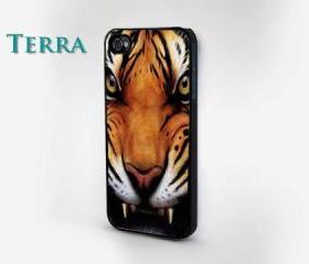 Tiger iPhone 5 Case - Cool iPhone Cases iPhone 4 iPhone 4s- Rubber Case