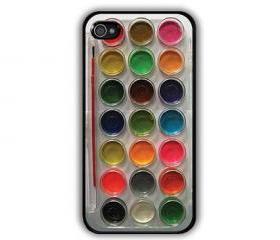 Cool Watercolor paint set Painting Kit - iphone 5 cases Cool iPhone Cases- Cool iPhone Cases-- iPhone 4, iPhone 4s- Rubber Case